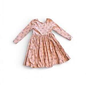 Ruffle Butts Pink Long Sleeve Dress